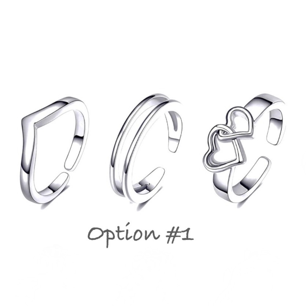 Modern Vintage Toe Rings - Picture 2 of 8